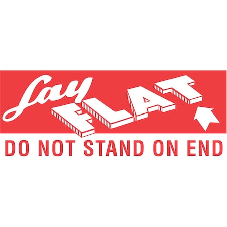 Decker Tape Products Label, DL1420, LAY FLAT, 2" X 5" DL1420